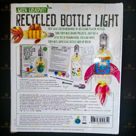Набор для творчества  «Светильник из бутылки»  4M 