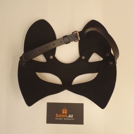 Кожаная маска "Кошка"