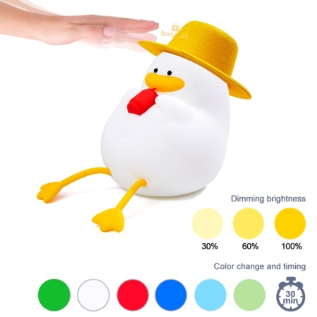 Силиконовый ночник "Утка на отдыхе"