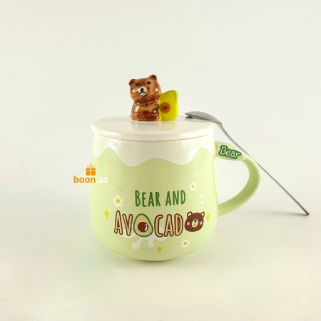 Кружка "Bear and avocado"
