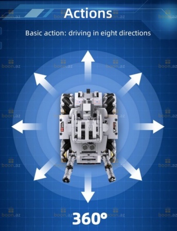 Конструктор CaDA  «Storm Tank» на пульте управления (501 деталей) 