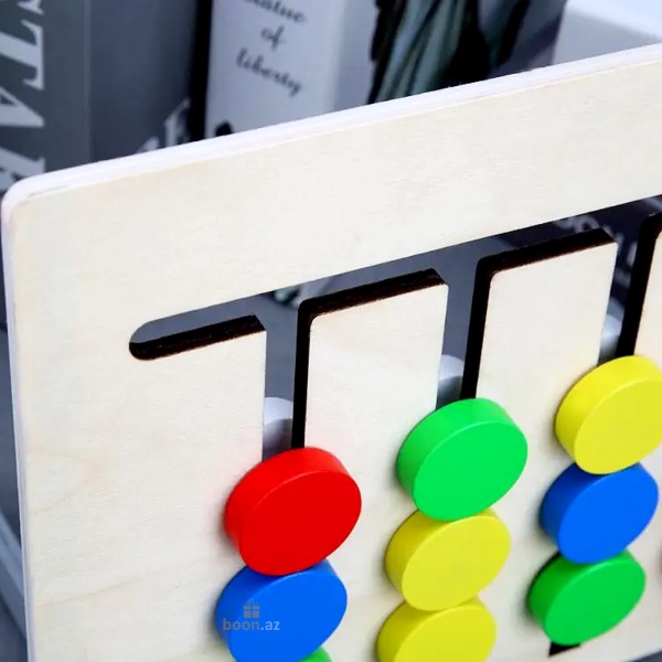 Двухсторонняя игра-головоломка "Цвета и фрукты"