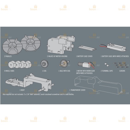 Конструктор «Амфибия» 4M  Amphibian Rover